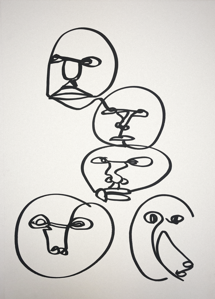 Untitled 7 of 12 — ink line drawing, 2021