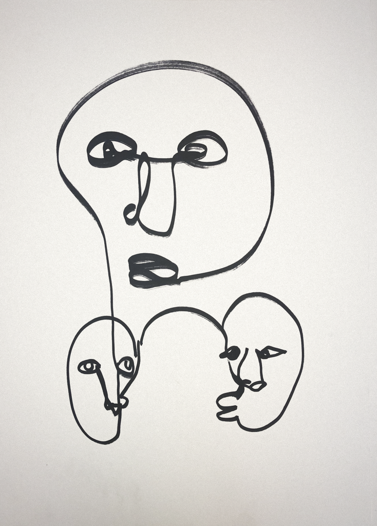 Untitled 9 of 12 — ink line drawing, 2021