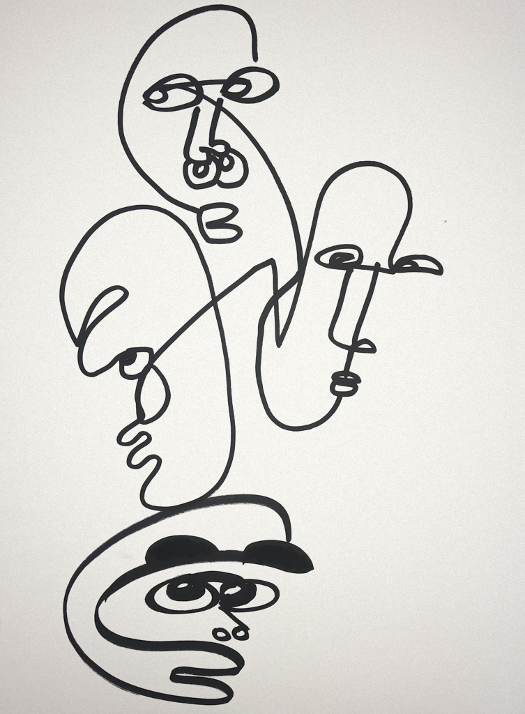 Untitled 12 of 12 — ink line drawing, 2021