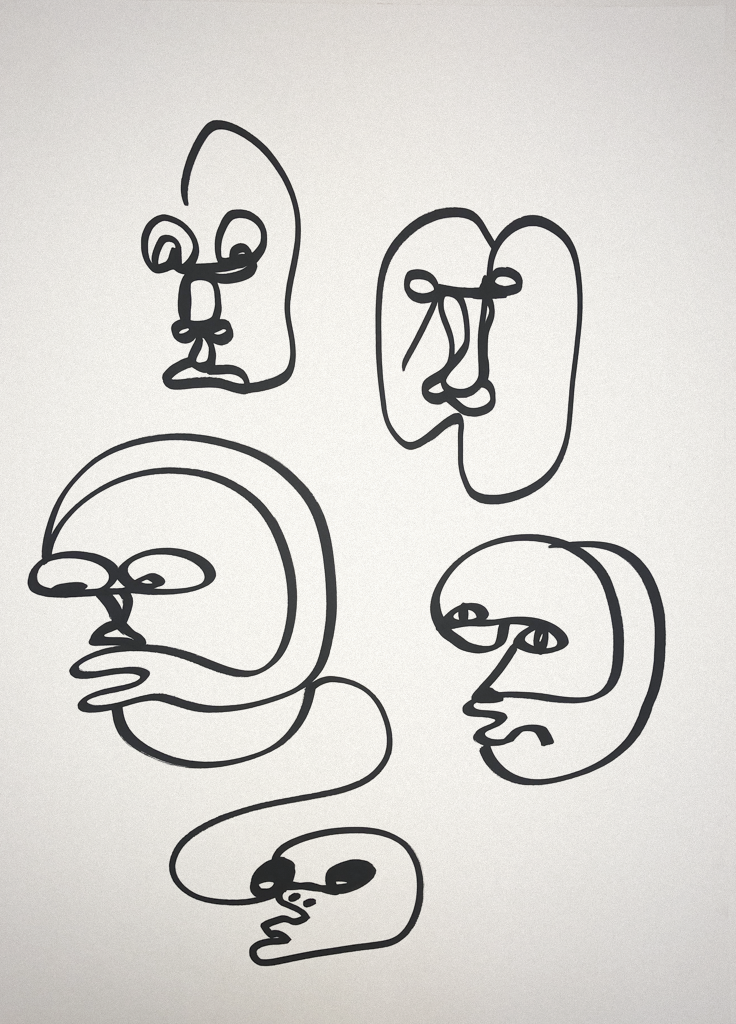 Untitled 3 of 12 — ink line drawing, 2021