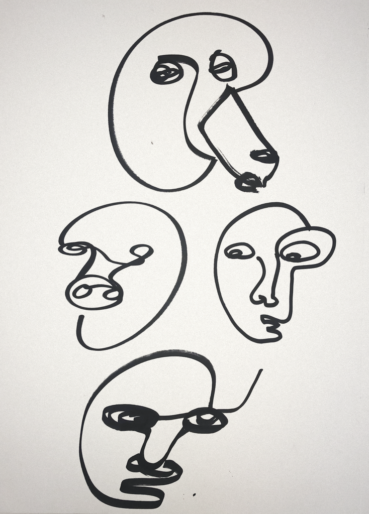 Untitled 1 of 12 — ink line drawing, 2021