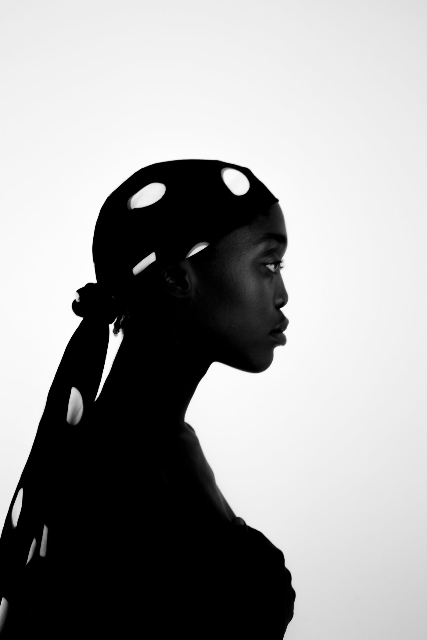 Black and white portrait — editorial photography by Chad John Payne