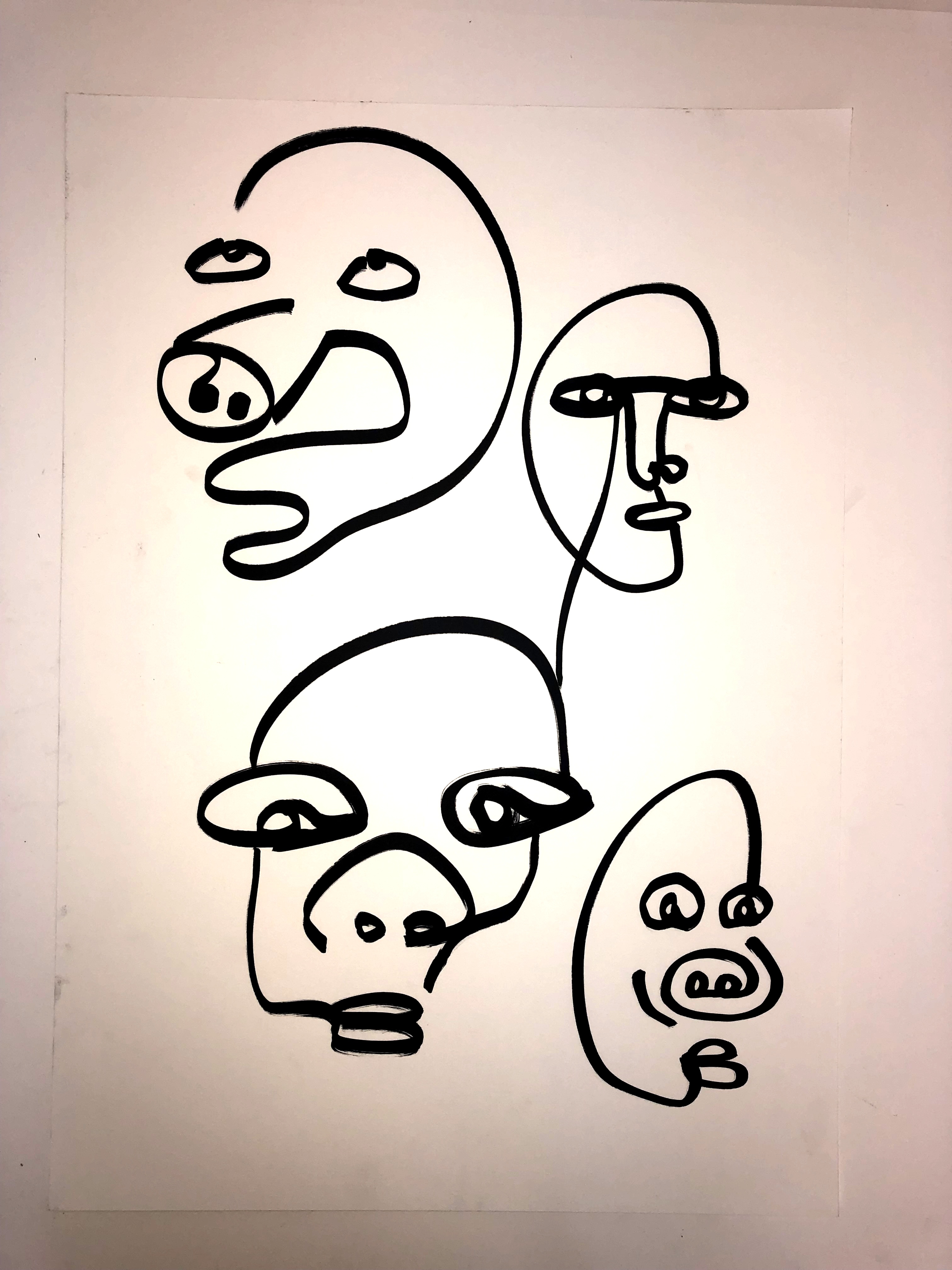 Expressive Line X — ink on Fabriano paper